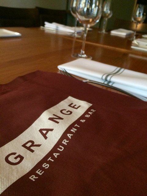 grange table setting
